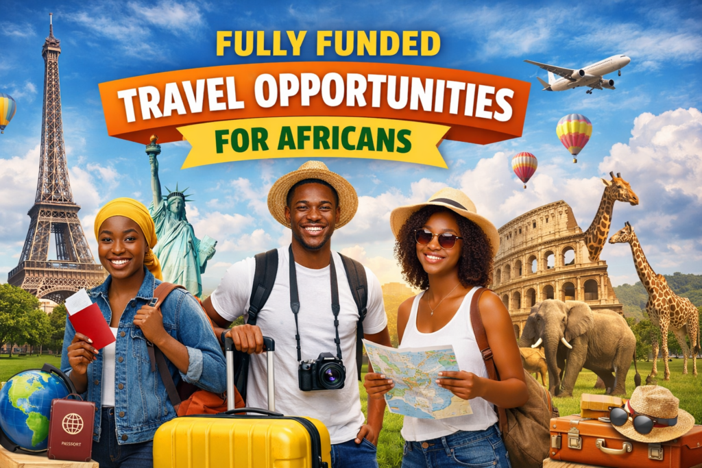Fully Funded Travel Opportunities for Nigerians & Africans in 2026 (No IELTS, No Agent)
