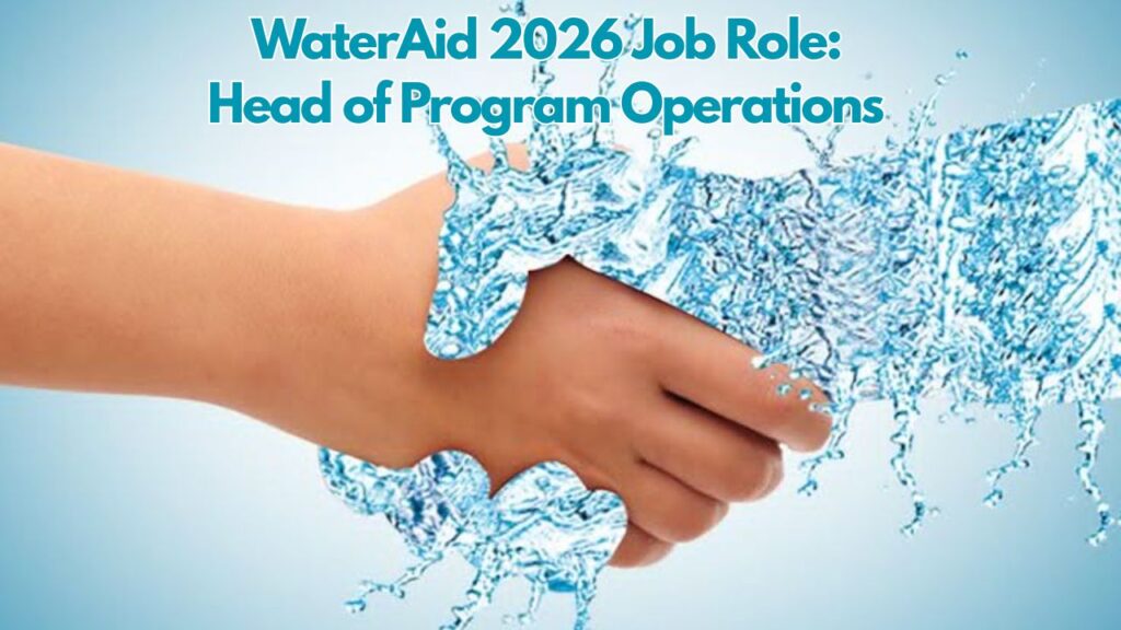 WaterAid 2026 Job Role